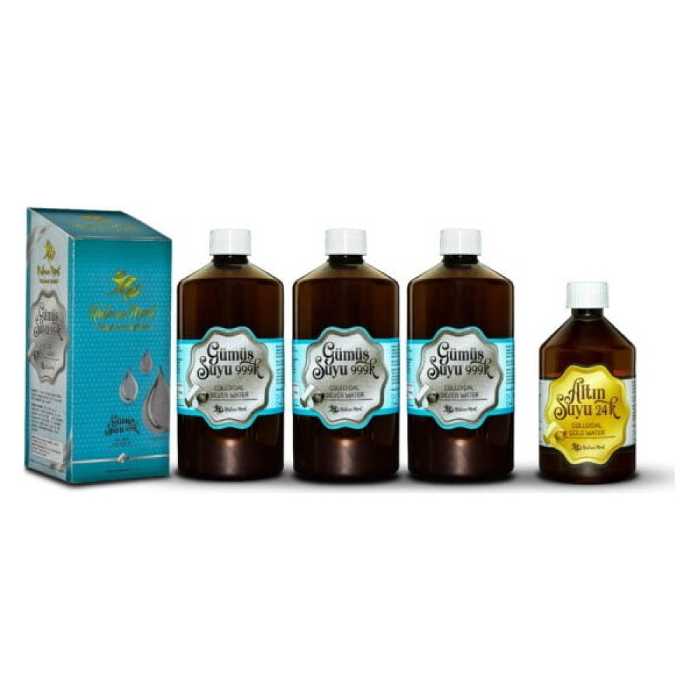 Natura Ment Kolloidal 100 Ppm 3*1000 cc Gümüş SUYU+500 cc Altın Suyu Oto Boyaları Fiyatı