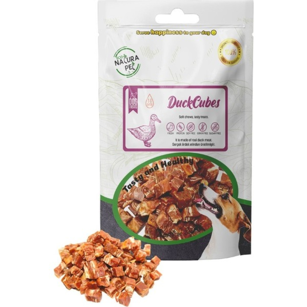 Natura Pet Eco Natura Pet Duck Cubes Yumuşak Ördekli Küp Köpek Ödülü 100 gr Evcil Hayvan Ürünleri Fiyatı