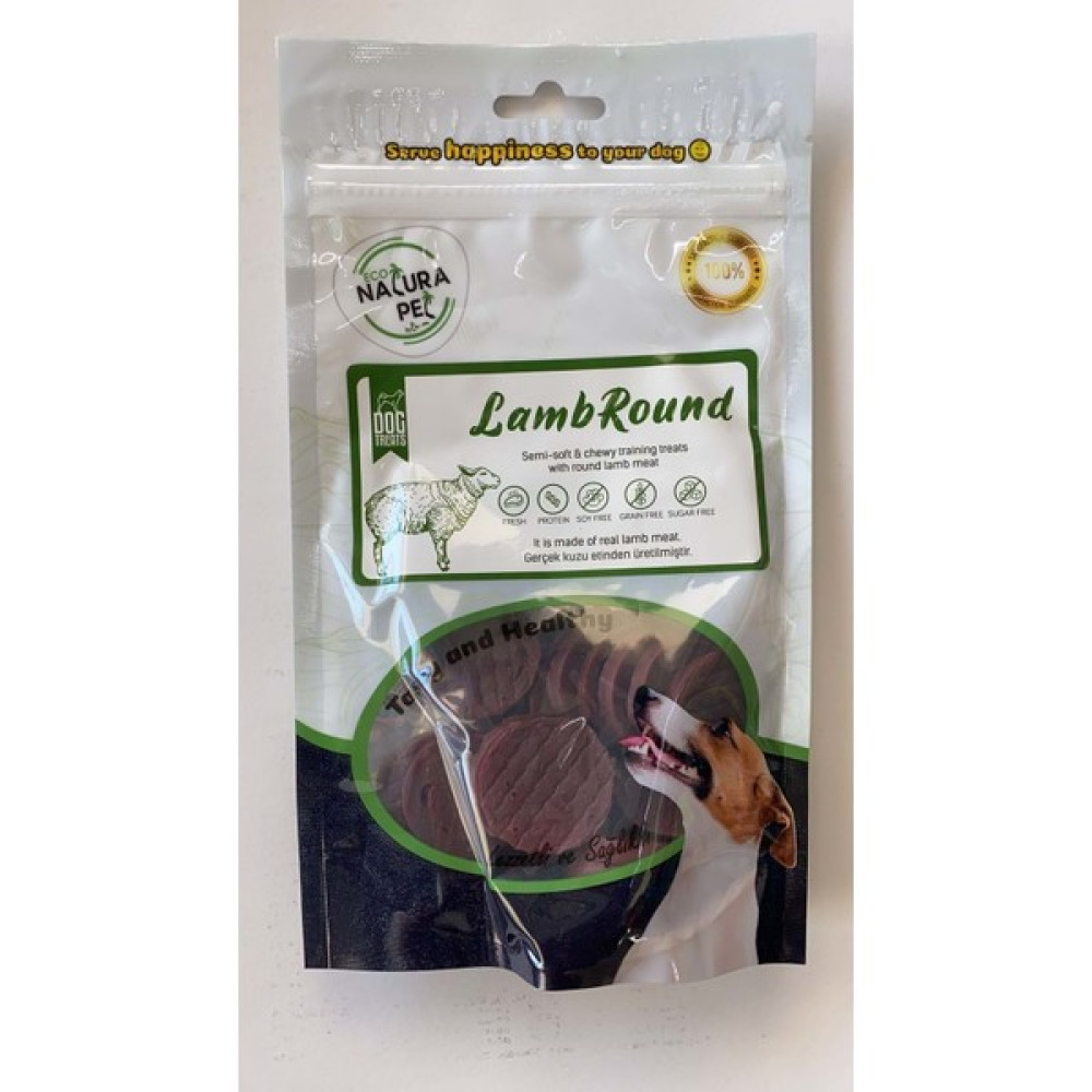 Natura Pet Eco Natura Pet Lamb Round Yumuşak Kuzu Etli Yuvarlak Köpek Ödülü 100 gr Evcil Hayvan Ürünleri Fiyatı