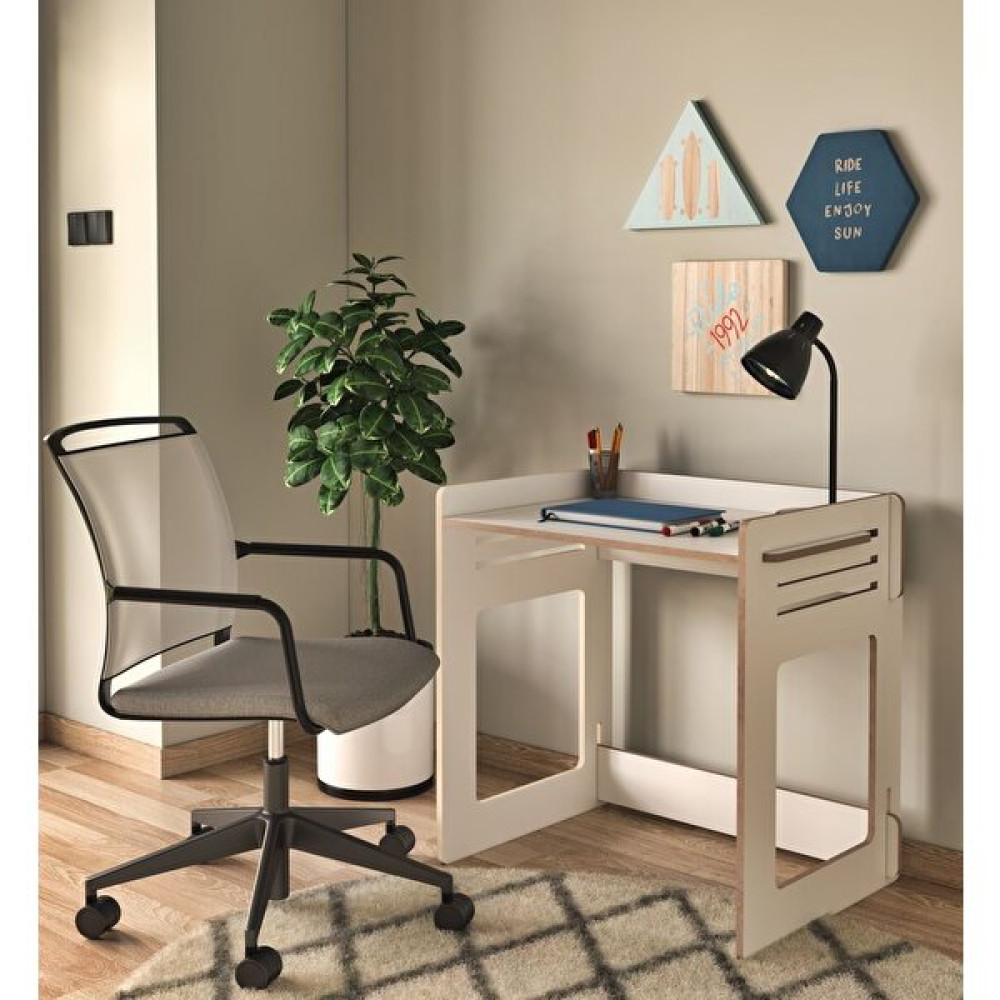 NaturaEv Montesorri Beyaz Ahşap Mdf Laptop Bilgisayar Ofis Ders Masası Çocuk Çalışma Masası - 78 x 55 x 76 cm Çalışma Masası Fiyatı
