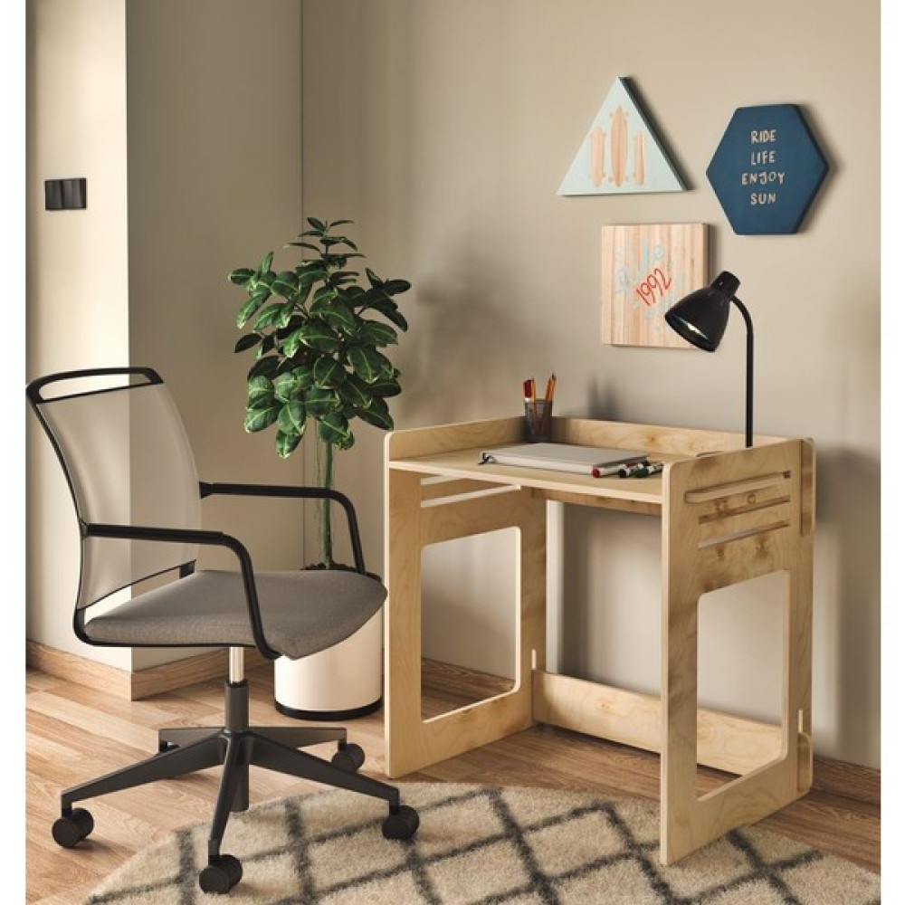 NaturaEv Montesorri Doğal Ahşap Laptop Bilgisayar Ofis Ders Masası Çocuk Çalışma Masası - 78 x 55 x 76 cm Çalışma Masası Fiyatı