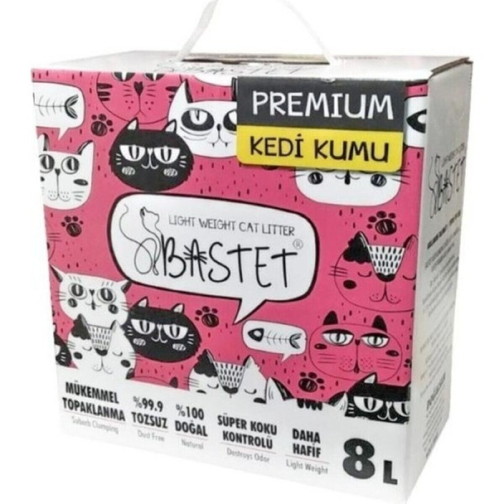 Natural Bastet Bastet Topaklanan Premium Doğal Kedi Kumu 8 Litre Evcil Hayvan Ürünleri Fiyatı
