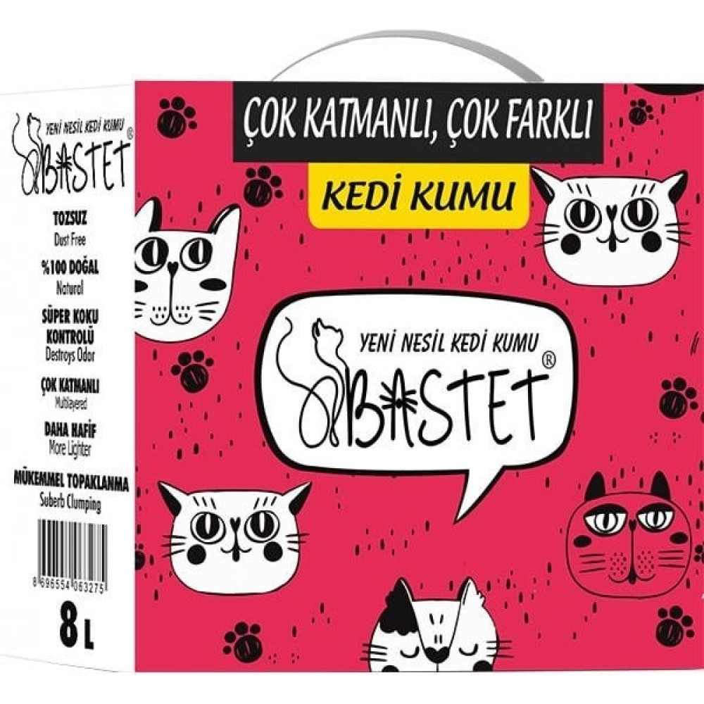 Natural Bastet Topaklanan Premium Doğal Kedi Kumu 8 Lt Evcil Hayvan Ürünleri Fiyatı