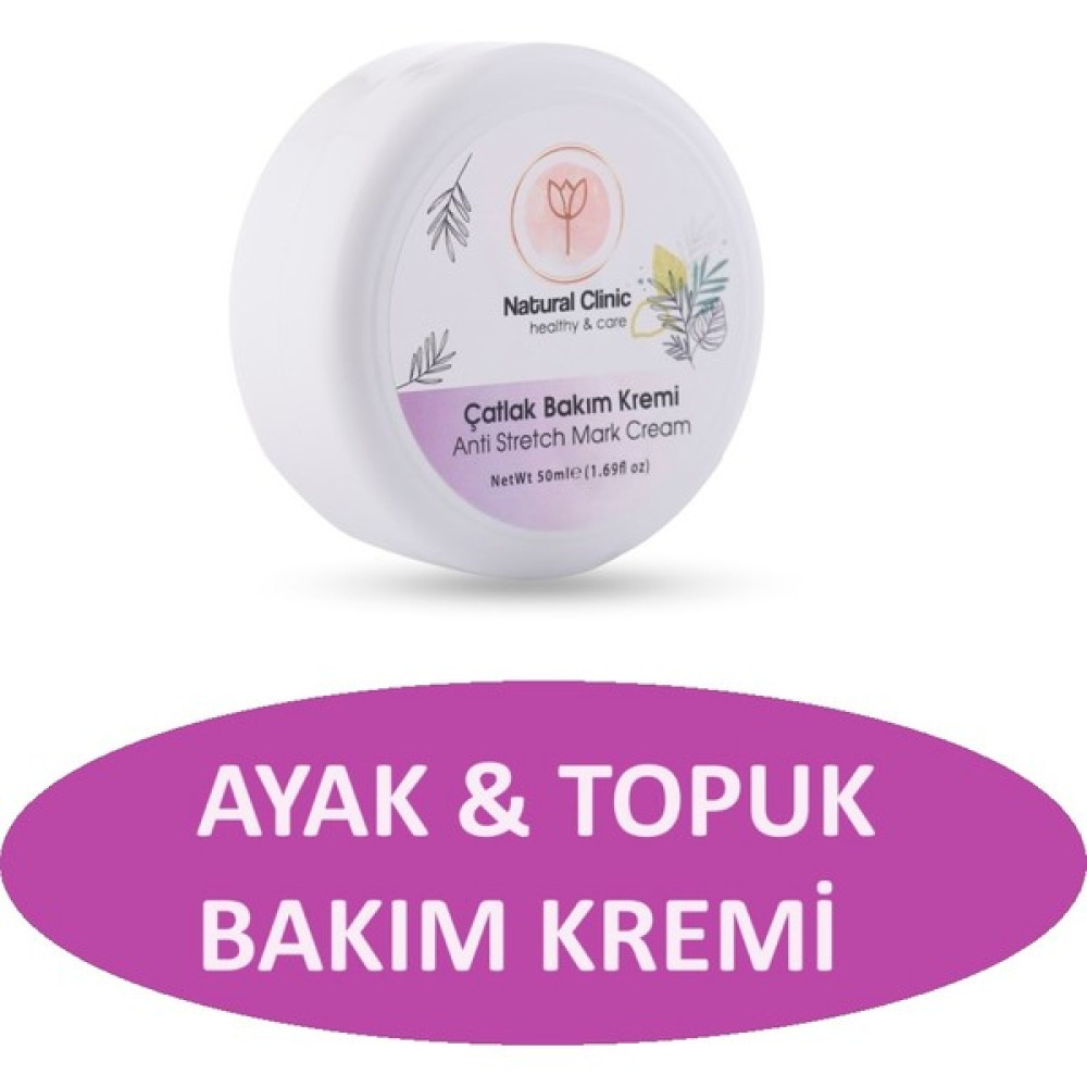 Natural Clinic Ayak ve Topuk Çatlak Krem Crack Repair Cream 50ML Ayak Bakımı Fiyatı