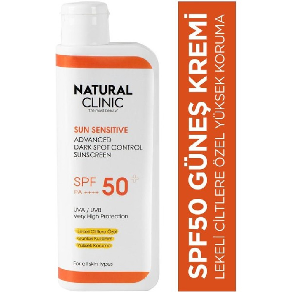Natural Clinic Leke Karşıtı Spf 50+ Tüm Ciltler Için Yüksek Korumalı Nemlendirici Güneş Kremi 200 ml Güneş Kremleri ve Losyonları Fiyatı