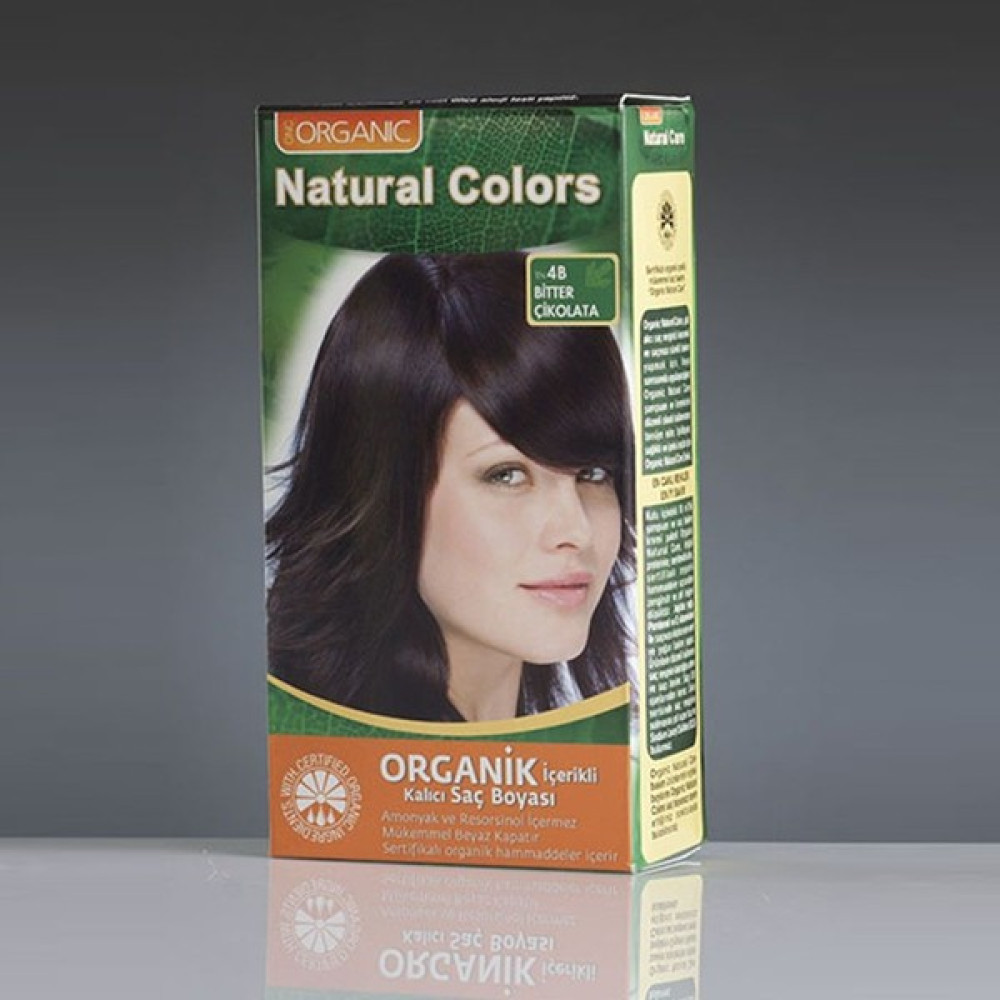Natural Colors 4b Bitter Çikolata Organik Saç Boyası Saç Boyası Fiyatı