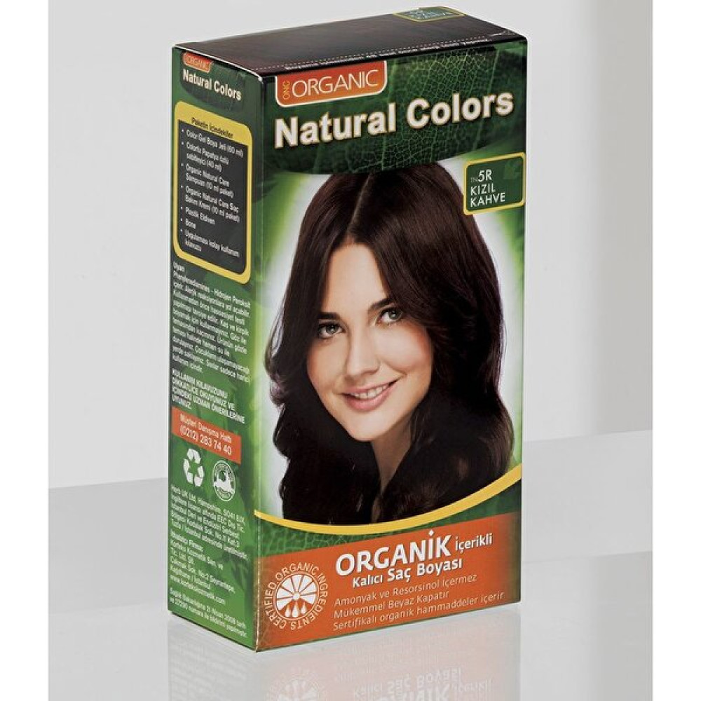 Natural Colors 5r Kızıl Kahve Organik Saç Boyası Saç Boyası Fiyatı