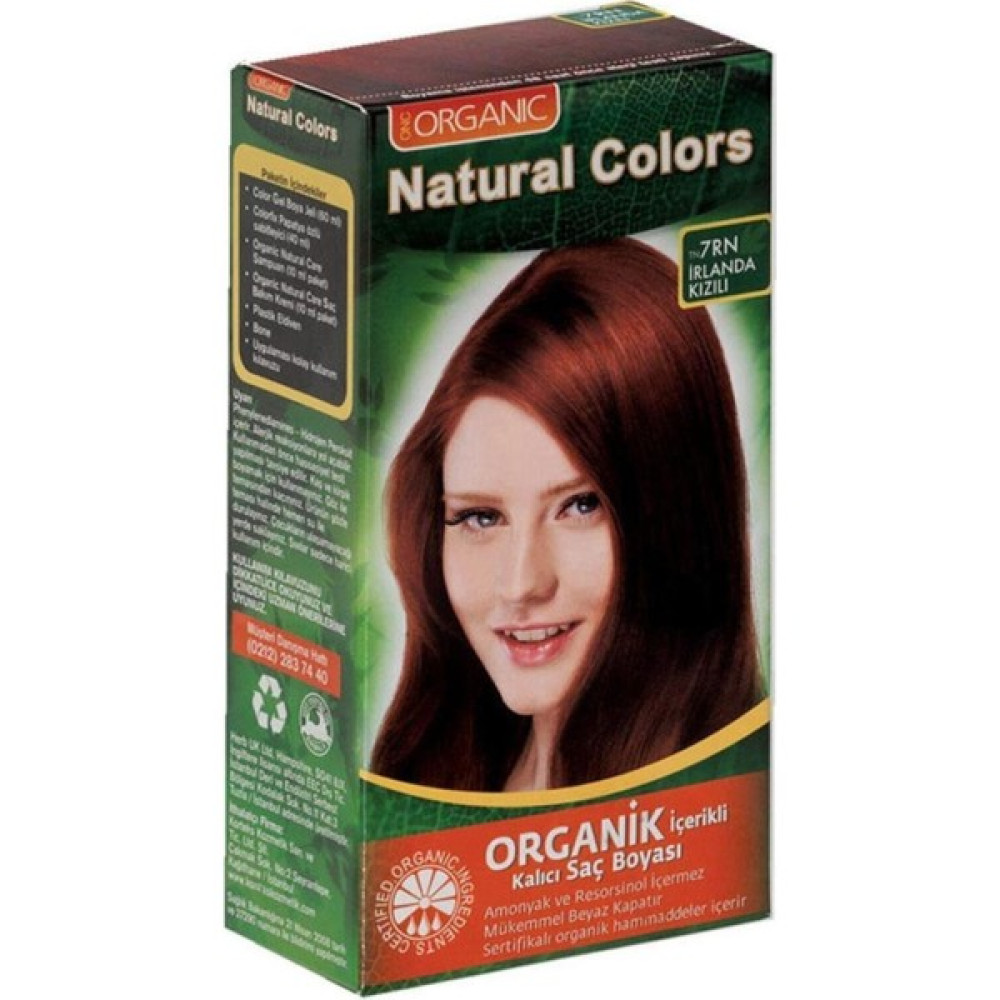 Natural Colors 7rn Irlanda Kızılı Organik Saç Boyası - 7m Saç Boyası Fiyatı
