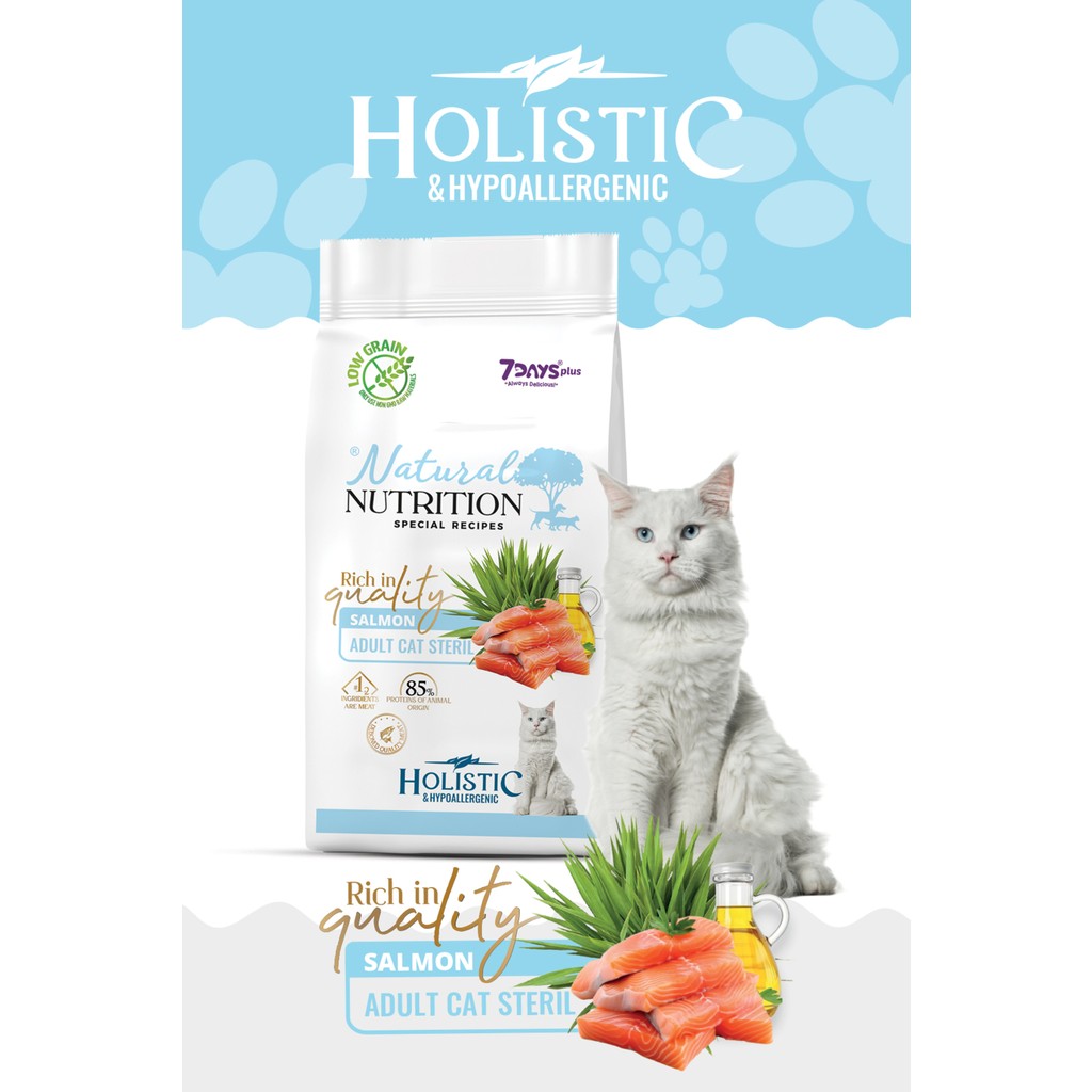 Natural Nutrition Premıum Somonlu Kuru Kısırlaştırılmış Kedi Maması 2 kg Salmon Adult Cat Evcil Hayvan Ürünleri Fiyatı