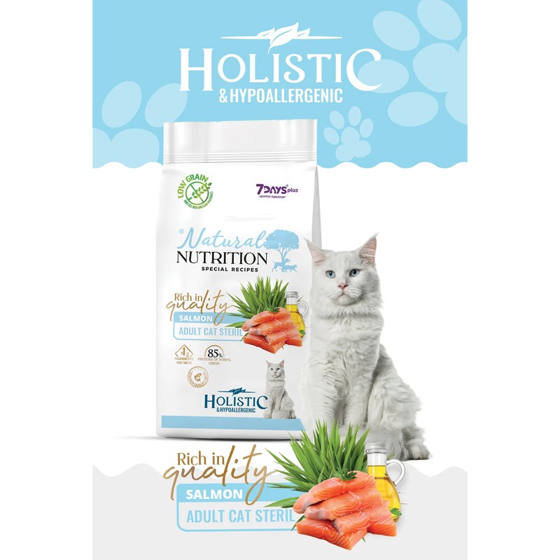 Natural Nutrition Somonlu Kısır Kedi Maması 12 kg Evcil Hayvan Ürünleri Fiyatı
