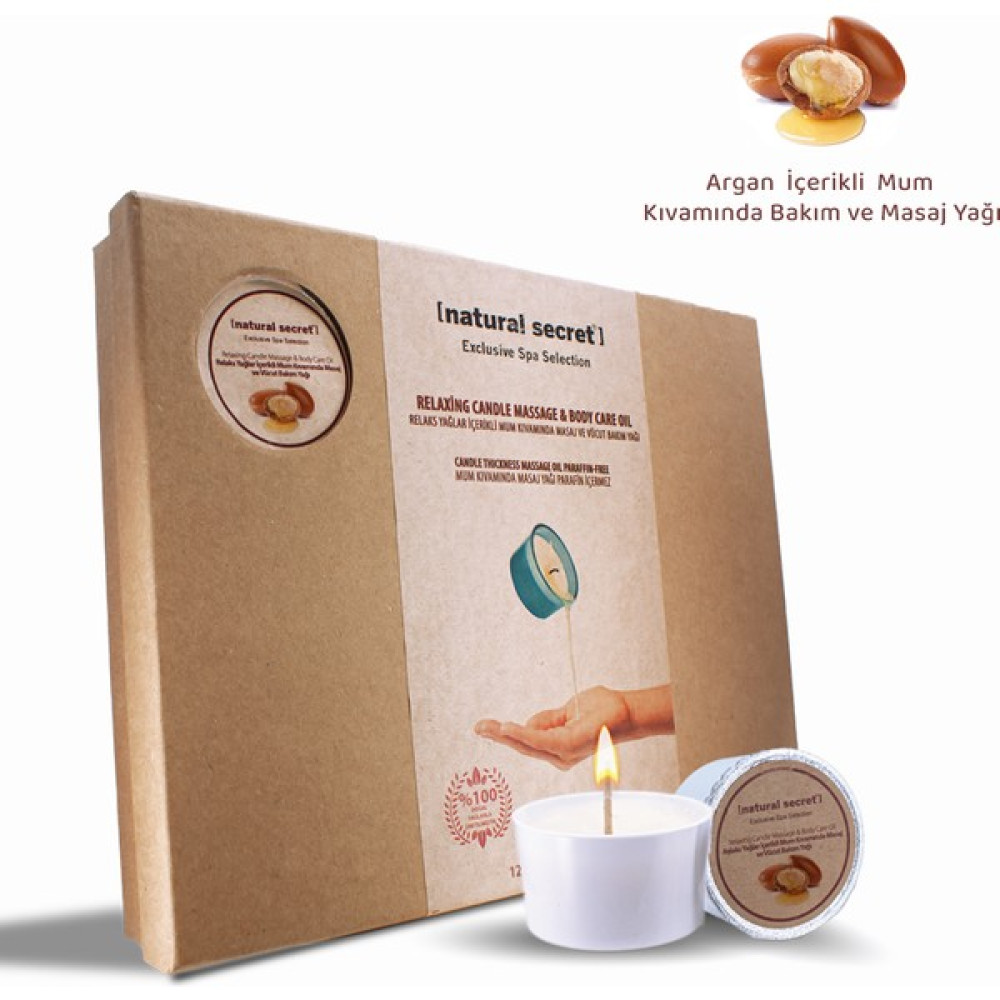 Natural Secret Argan Mum Masaj & Vücut Bakım Yağı 12 x 40 ml Oto Boyaları Fiyatı