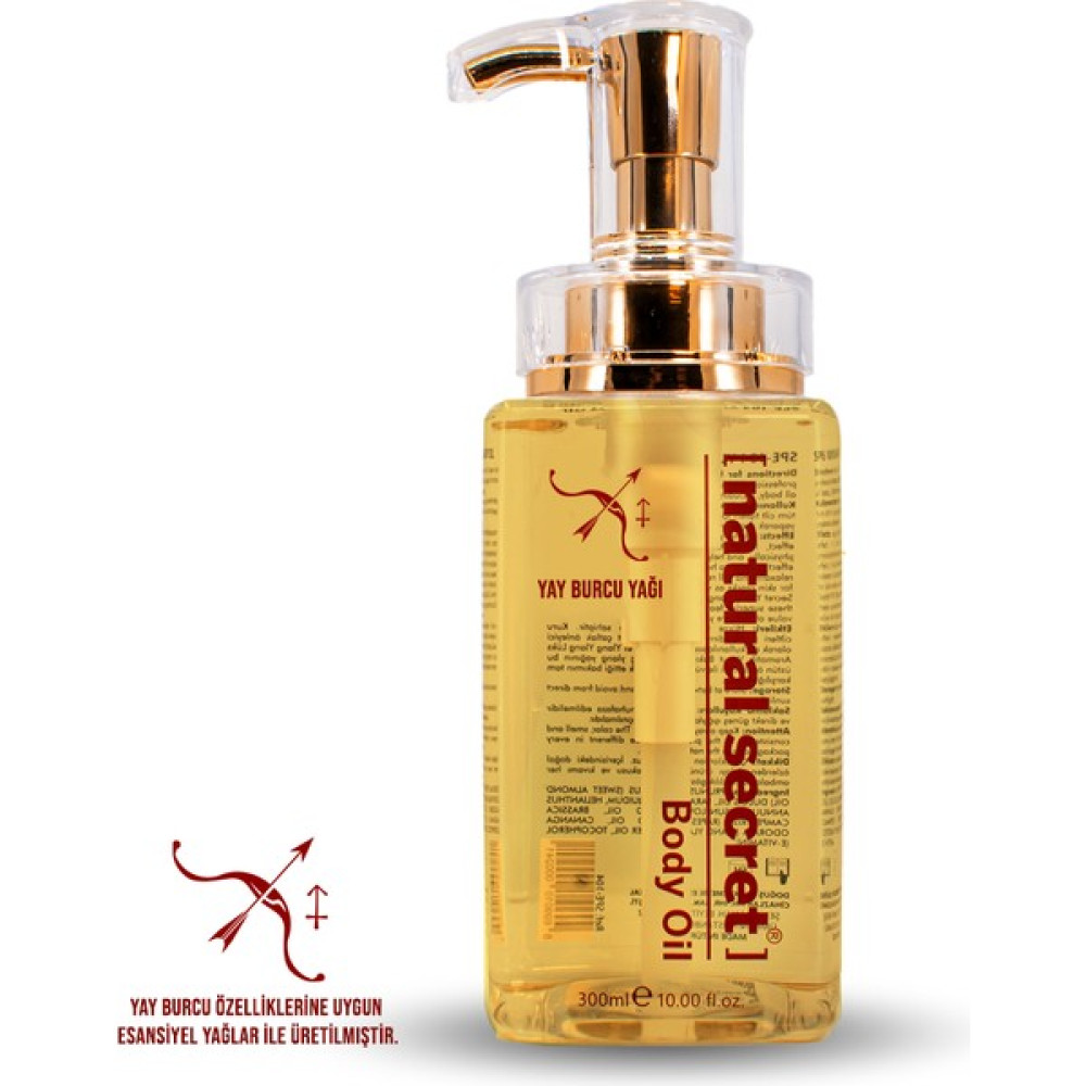 Natural Secret YAY Burcu Özel Etkili Bakım ve Masaj Yağ / SAGITTARIUS MASSAGE & BODY CARE OIL 300ml Oto Boyaları Fiyatı