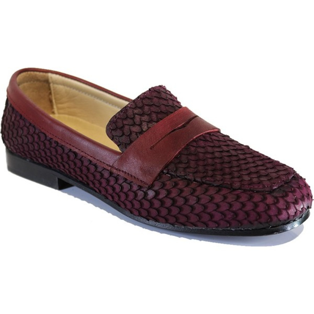 Natural Shoes Kadın Hakiki Deri Kösele Taban Bordo Süet Ayakkabı Babetler Fiyatı