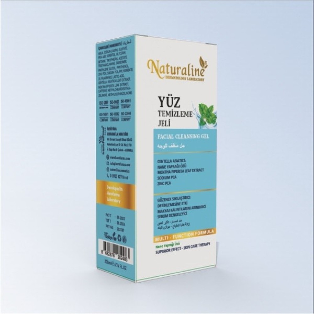 Naturaline Yüz Temizleme Jeli 200 ml Facıal Cleansıng Gel Oto Boyaları Fiyatı