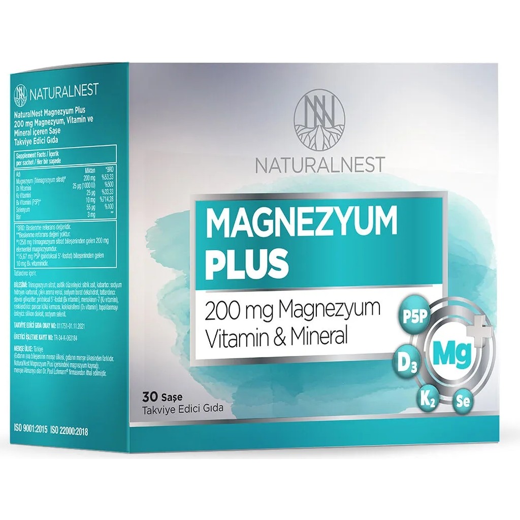 Naturalnest Magnezyum Plus 30 Saşe - -- Sporcu Besini & Supplementler Fiyatı