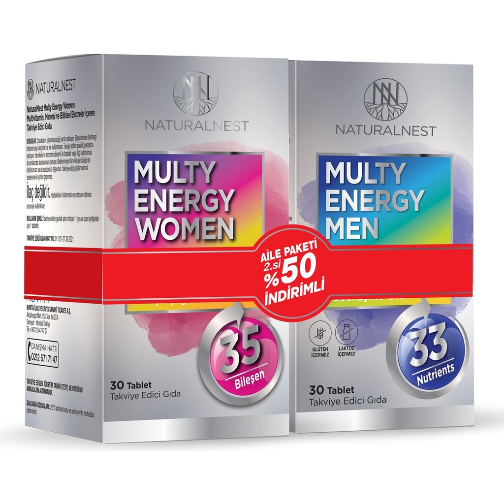 Naturalnest Multivitamin Aile Paketi Diğer Fiyatı