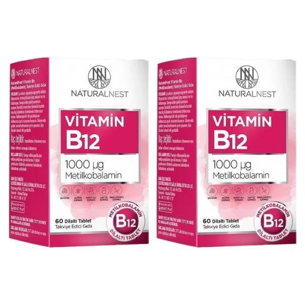 Naturalnest Vitamin B12 60 Tablet - -- Diğer Fiyatı