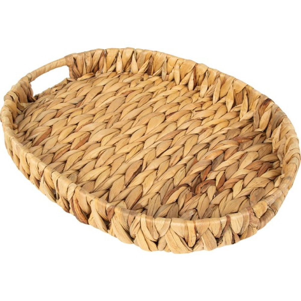 Naturalove Hasır Tepsi - Oval - Ahşap Servis Tepsisi Fiyatı