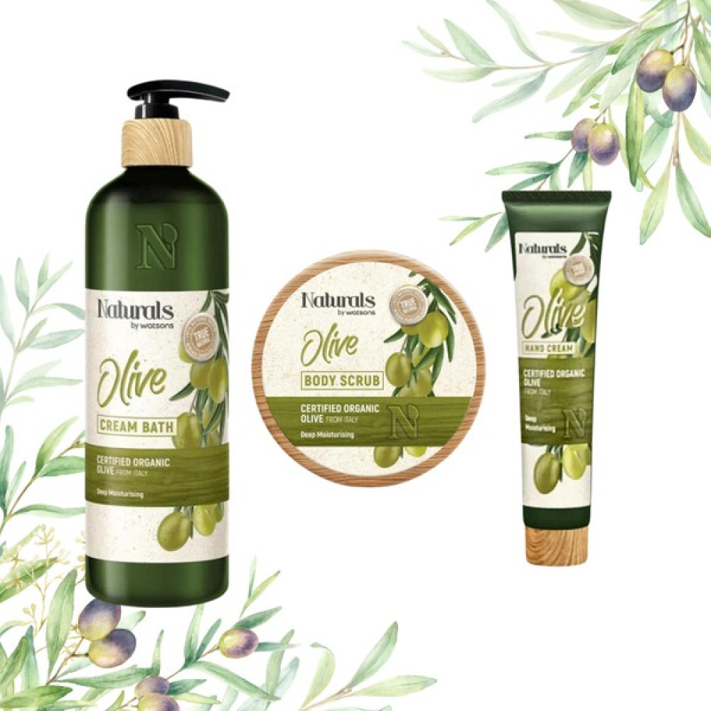 Naturals By Watsons Olive Krem Duş Jeli - Vücut Scrubı - El Kremi 3lü Set Oto Boyaları Fiyatı