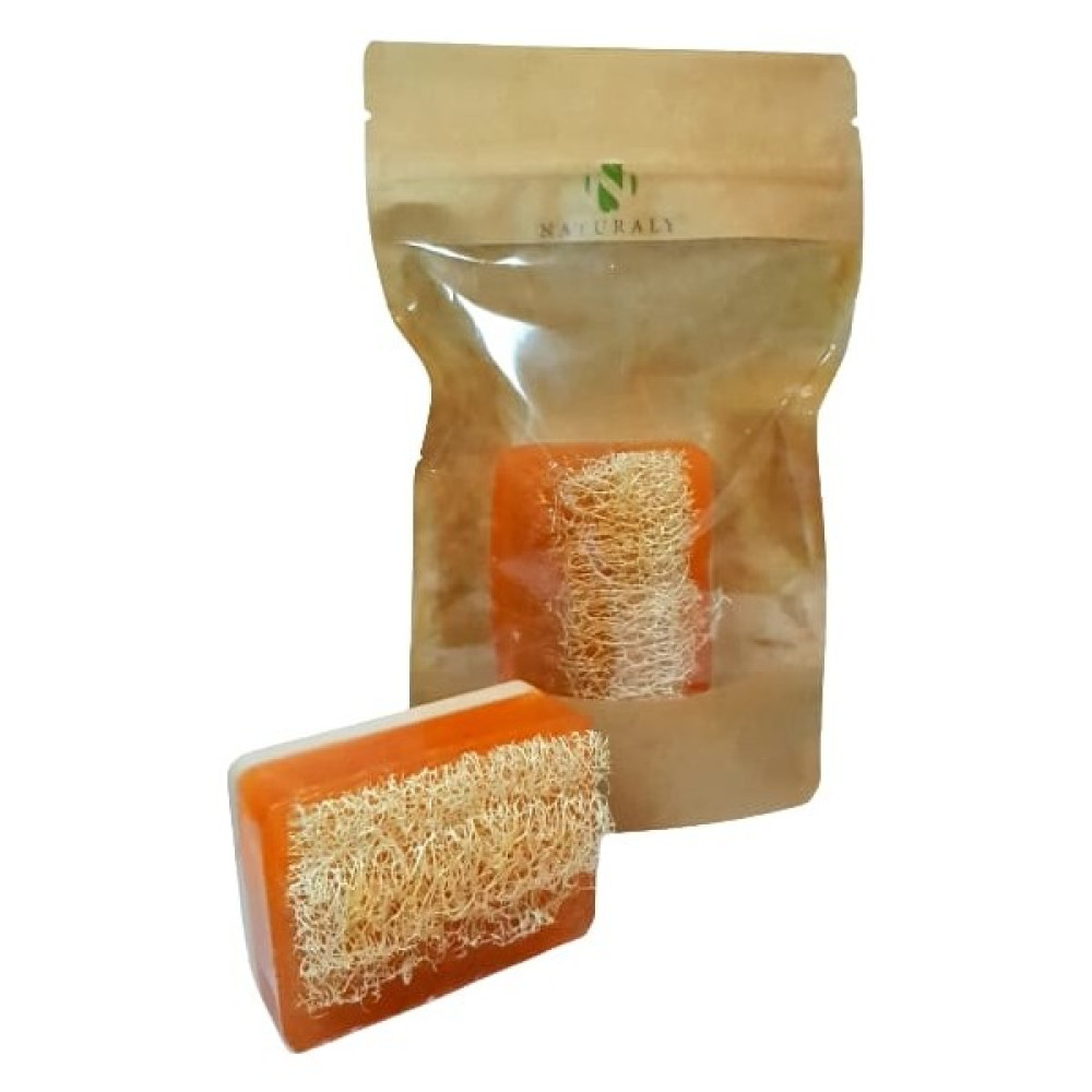Naturaly Eşek Sütü Bal Özlü Kabak Lifli El Yapımı Peeling Sabun 120GR Sabunlar Fiyatı