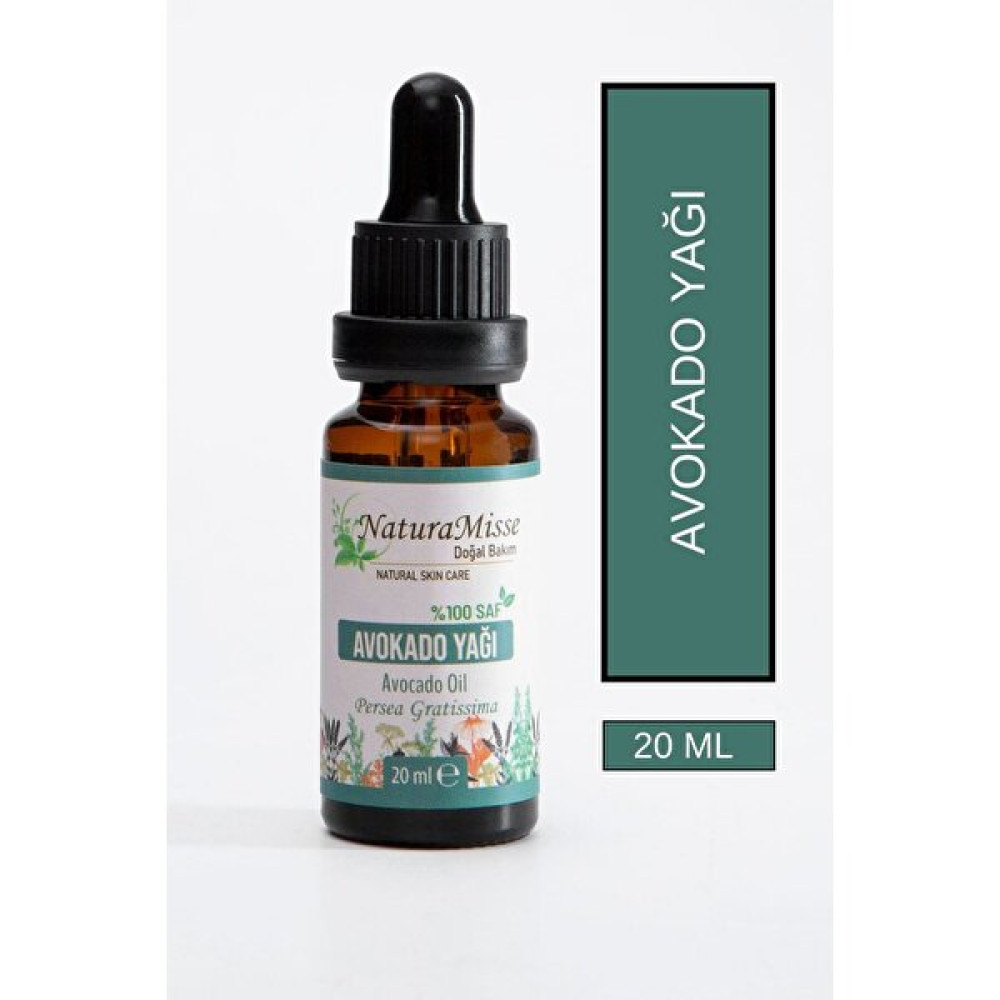 NaturaMisse Avokado Yağı 20 ml (Soğuk Sıkım) Doğal Nemlendiriciler Fiyatı