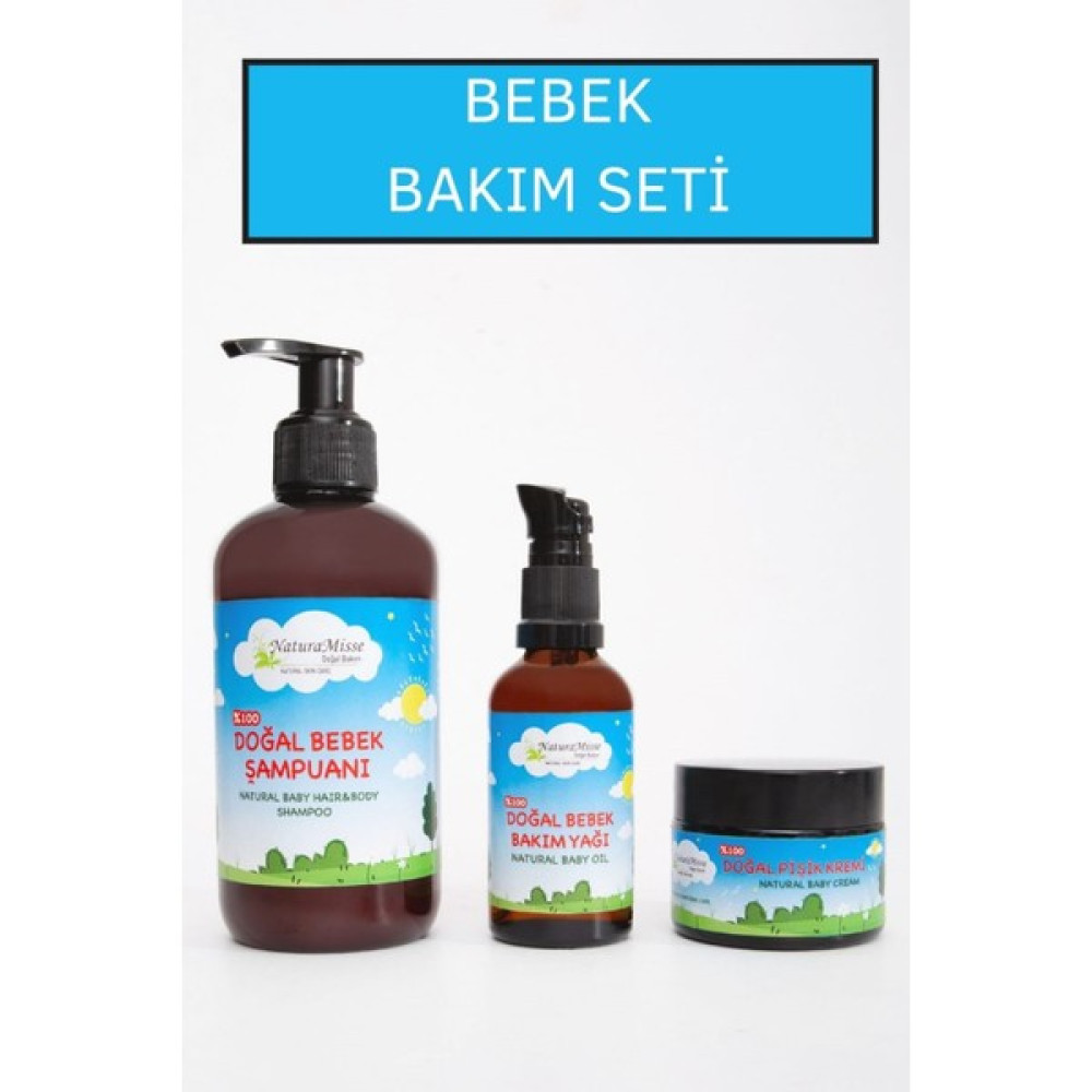 NaturaMisse Doğal Bebek Bakım Seti Parabensiz Sülfatsız Etkili Bebek Bakım Seti Bebek Bakım Seti Fiyatı