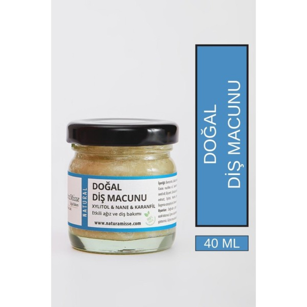 NaturaMisse Doğal Diş Macunu 40 Ml Bentonit Kil- Nane Yağı- Misvak Özlü Diş Beyazlatıcı & Diş- Ağız Bakımı Diş Macunları Fiyatı