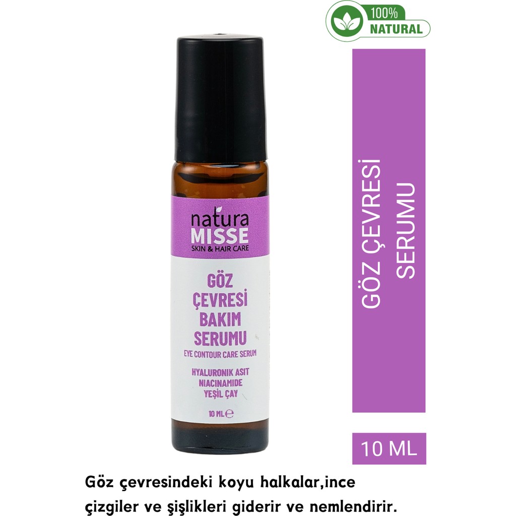 NaturaMisse Göz Çevresi Bakım Serumu Hyaluranic Asit Onarıcı Şişlik ve Morluk Bakım Anti-Aging / Yaşlanma Karşıtı Fiyatı