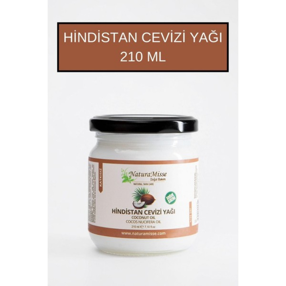 NaturaMisse Hindistan Cevizi Yağı 210 Ml (Soğuk Sıkım) Nemlendiriciler Fiyatı