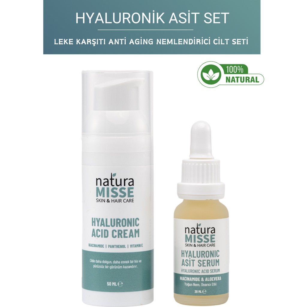 Naturamisse Hyaluranic Asit Krem 50 ml Hyaluranic Asit Serum 20 ml Yoğun Nemlendirici Set SSD / Solid State Drive Fiyatı