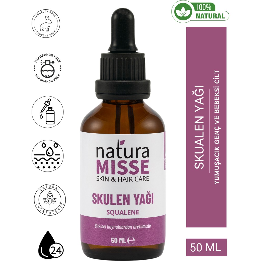 NaturaMisse Squalene Yağı 50 Ml - Antiaging Etki- Skualen Nemlendiriciler Fiyatı