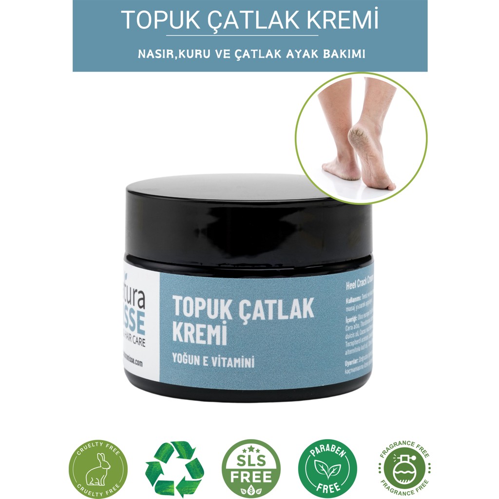 NaturaMisse Topuk Çatlak Kremi 50 ml Mükemmel Etki Yenileyici Onarıcı Çatlak Giderici Vücut Nemlendirici Krem Nemlendiriciler Fiyatı