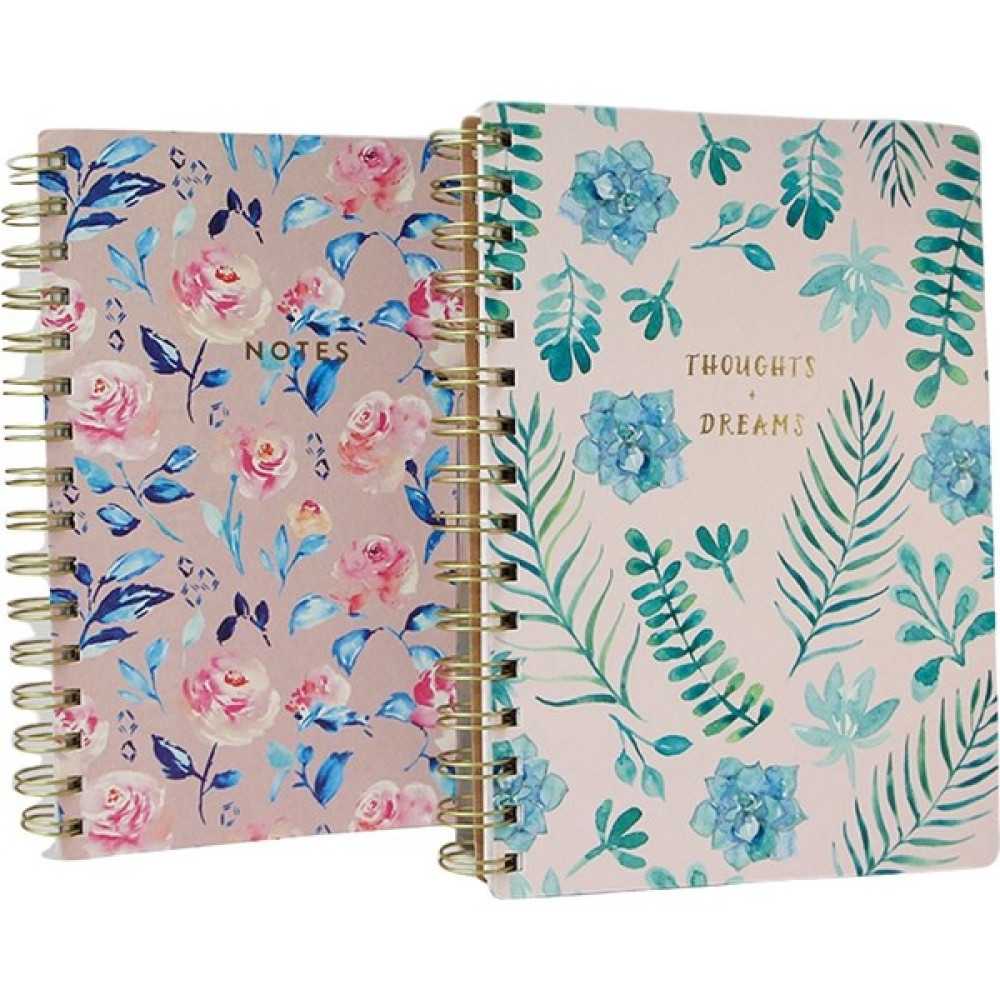 Naturanimal Acar Blume 14,5*21CM 80 Gr. 1.hamur 256 Sayfa*2 Spiralli Çizgili 2'li Defter Set - Renkli Not Defteri & Bloknot Fiyatı