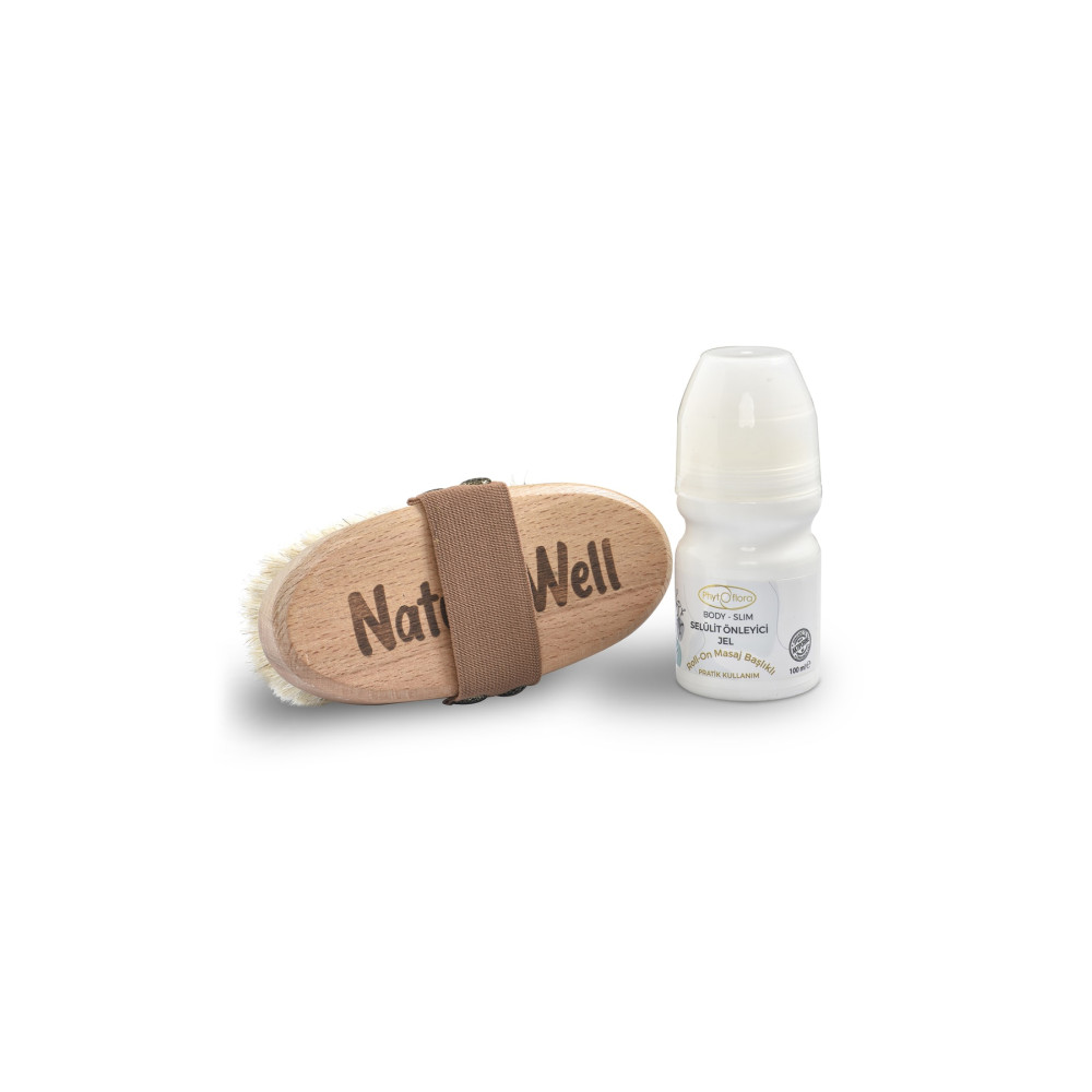 Naturawell Selülit Ve Çatlak Önleyici Jel Ve At Kılı Vücut Fırçası Ikili Set Selülit Önleyici ve Gidericiler Fiyatı