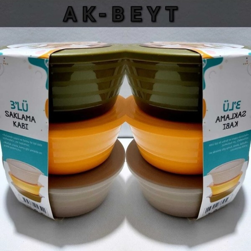 Naturawin Ak-Beyt 3'Lu Saklama Kabı Saklama Kapları Fiyatı