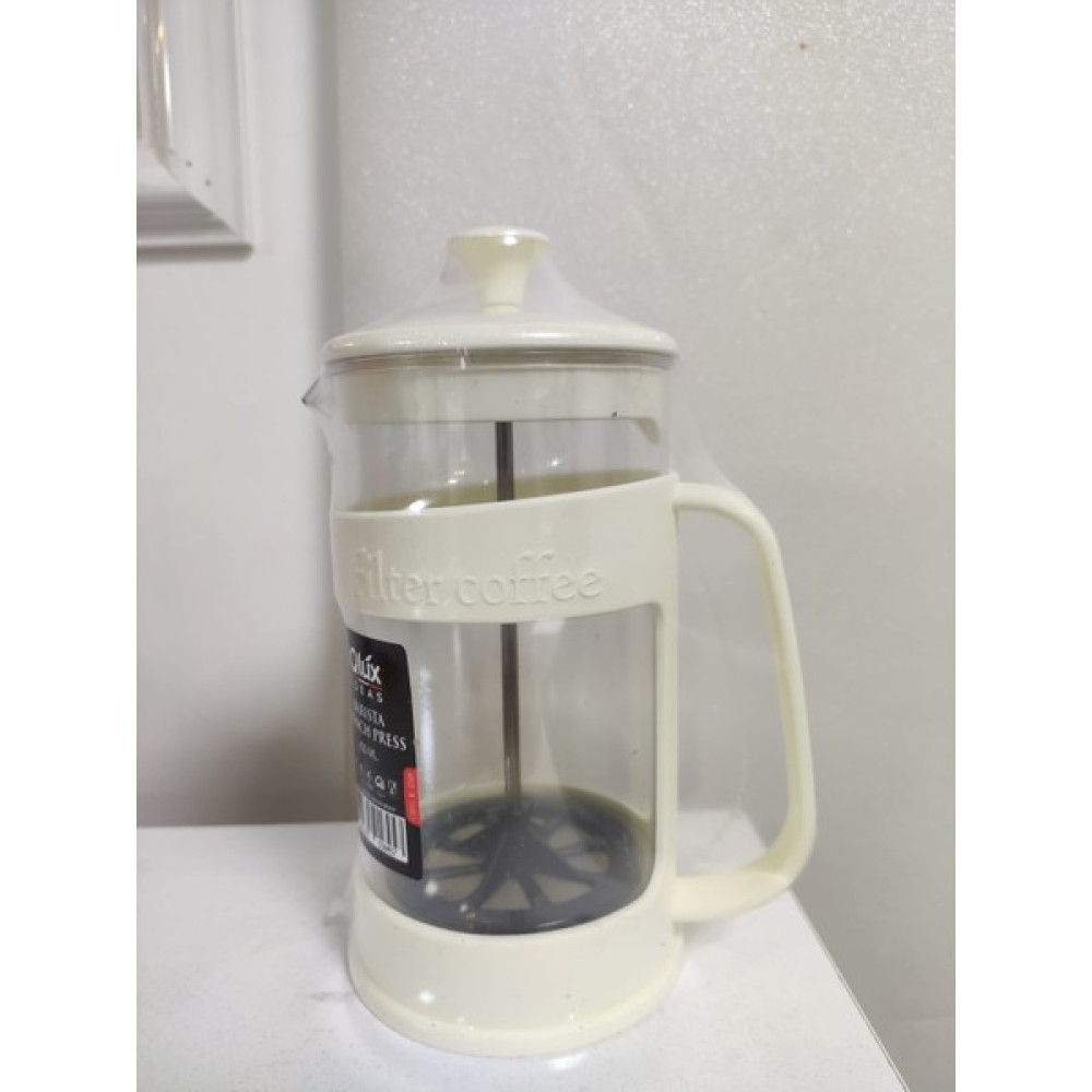 Naturawin Qlüx Barista French Press Beyaz 420ML French Press Fiyatı