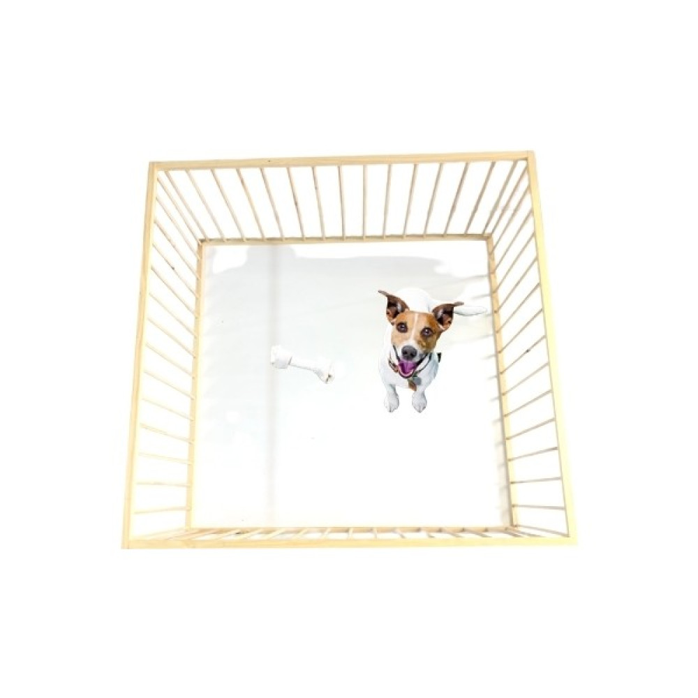 Naturbird 1m2 Ahşap Köpek Çiti Alanı Evcil Hayvan Ürünleri Fiyatı