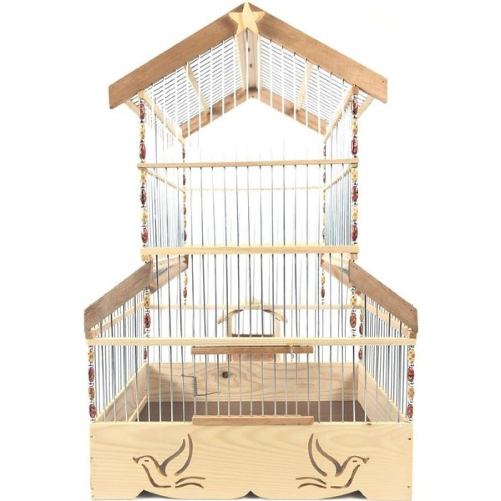 Naturbird 2 Katlı Metal Tel Norveç Ahşap Kafes Oto Boyaları Fiyatı