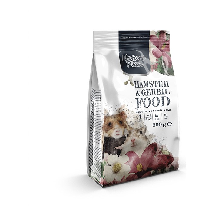 Nature Plan Hamster Yemi Dengeli Beslenme İçin Özel Karışım 800 gr Doğal İçerik Diğer Fiyatı