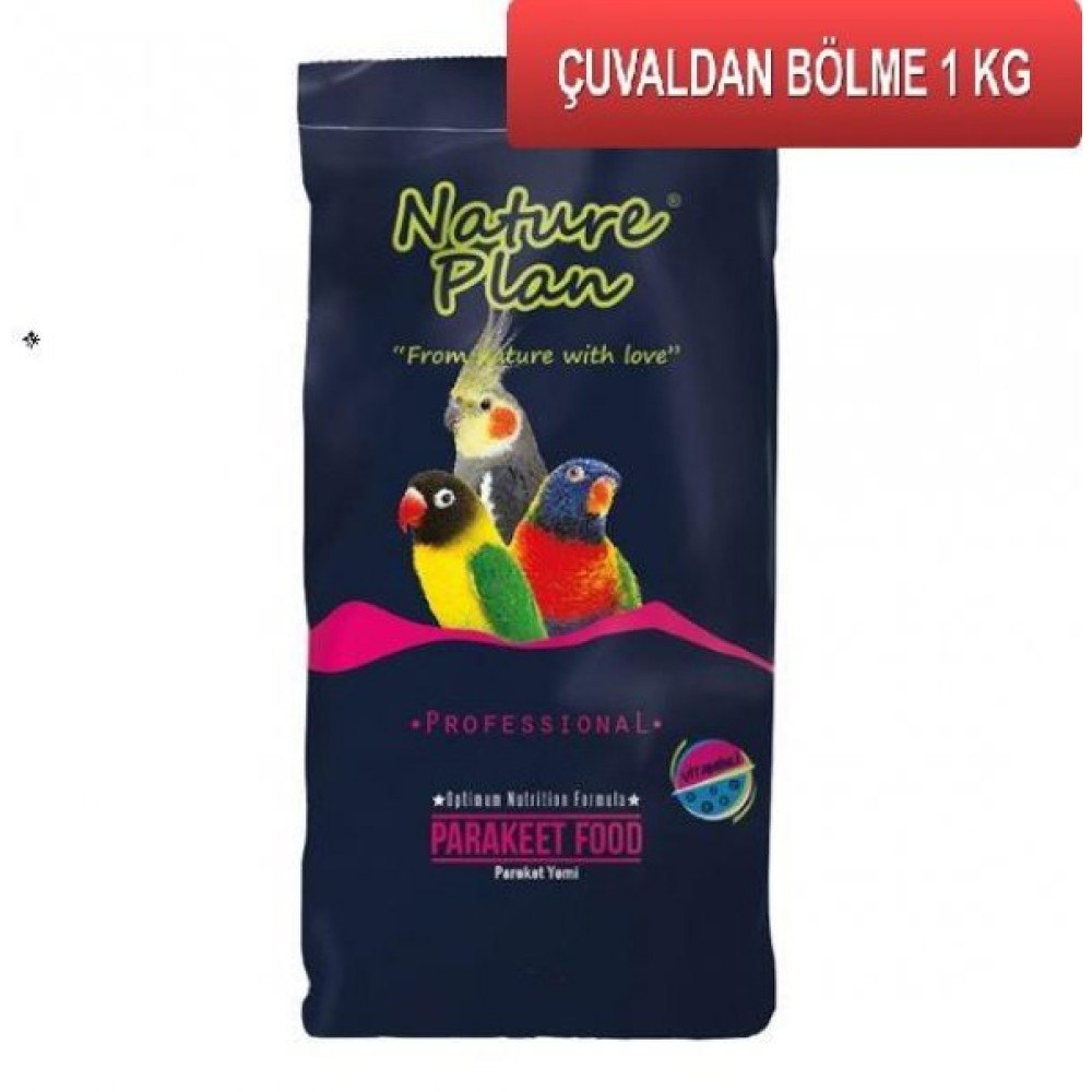 Nature Plan Paraket Yemi 1 Kg (Cuvaldan Bolme) Evcil Hayvan Ürünleri Fiyatı