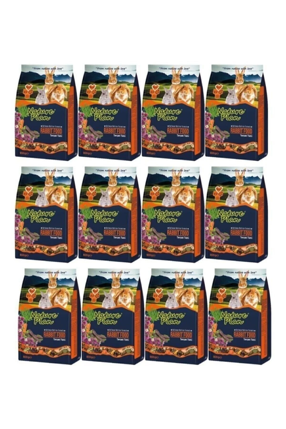 Nature Plan Premium Tavşan Yemi 800gr 12paket" Evcil Hayvan Ürünleri Fiyatı