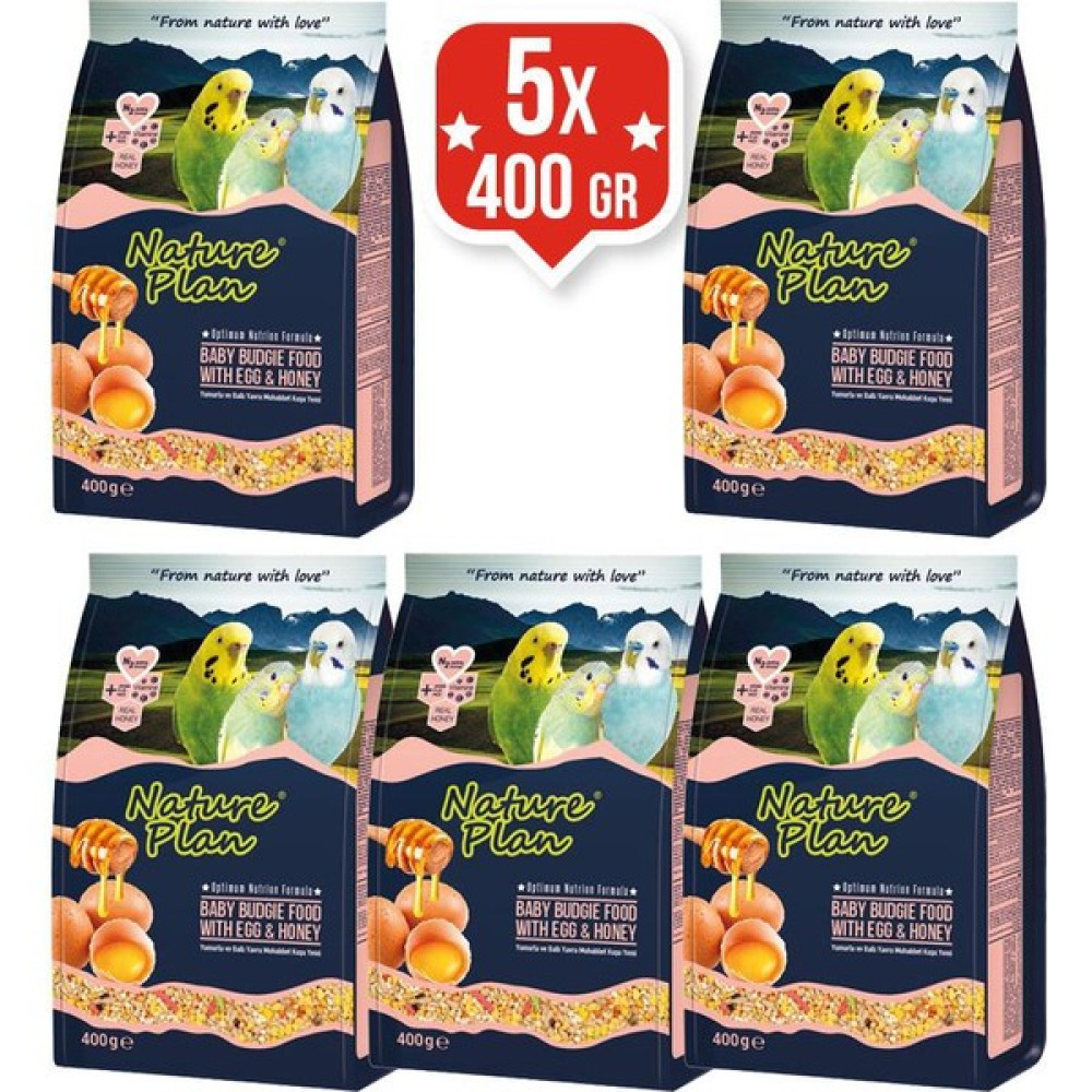 Nature Plan Yumurta Ballı Yavru Muhabbet Kuşu Yemi 400 Gr X 5 Adet Evcil Hayvan Ürünleri Fiyatı