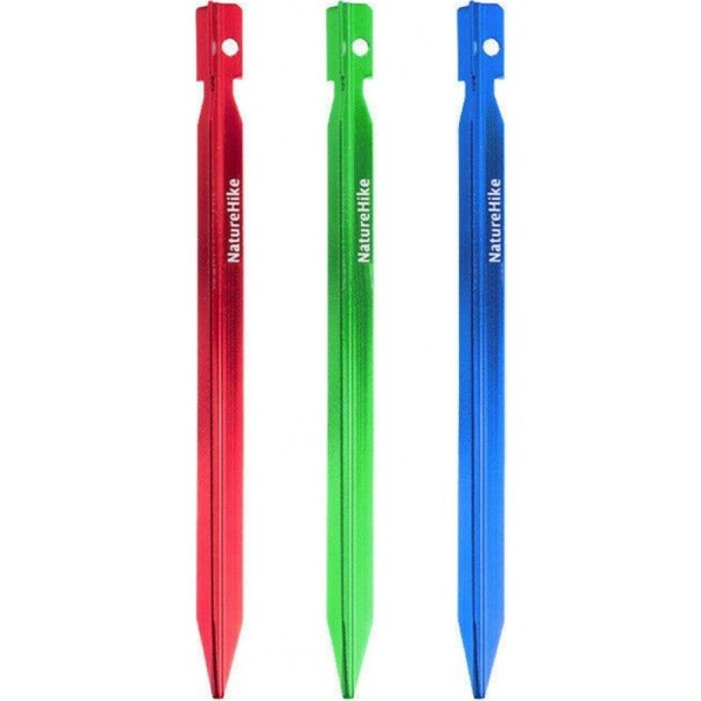 Naturehike Alüminyum Alaşım 8 Adet Çadır Kazığı 16Cm - Nh15A008-I Çadır Fiyatı