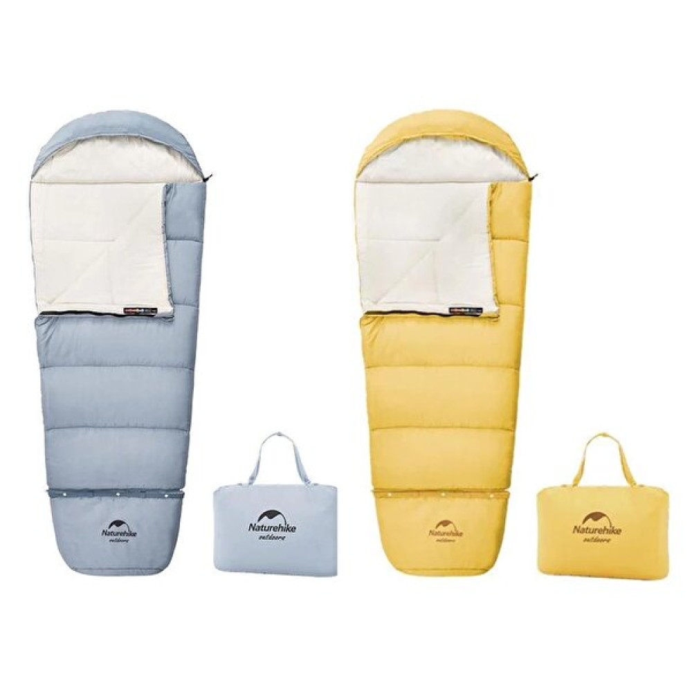 Naturehike C300 Ultralight -13 Derece Pamuklu Sol Mavi Çocuk Uyku Tulumu Uyku Tulumu Fiyatı