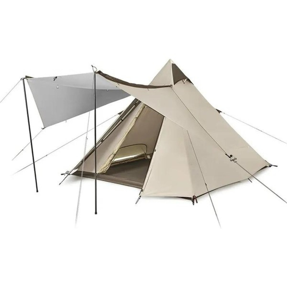 Naturehike Glamping 4 Kişilik Çift Katmanlı Otomatik Kurulum Piramid Çadır Çadır Fiyatı