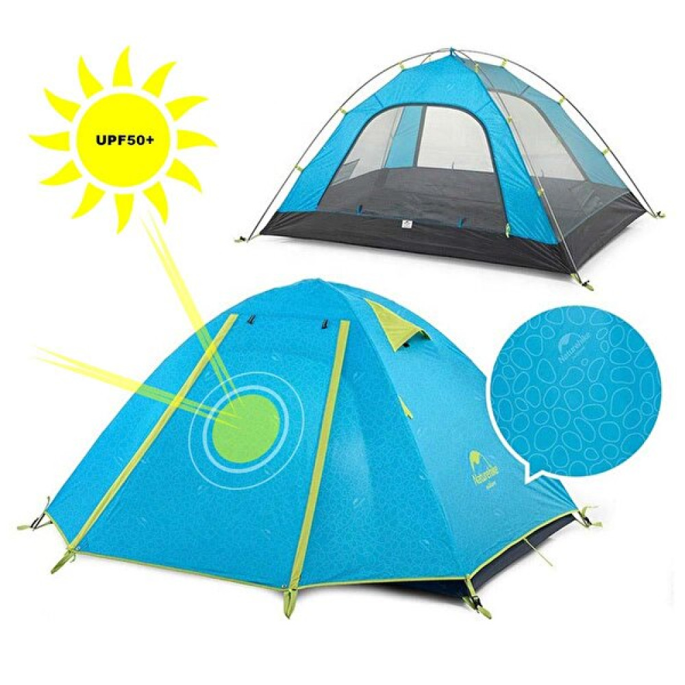 Naturehike P Serisi 4 Kişilik Mavi Kamp Çadırı Çadır Fiyatı