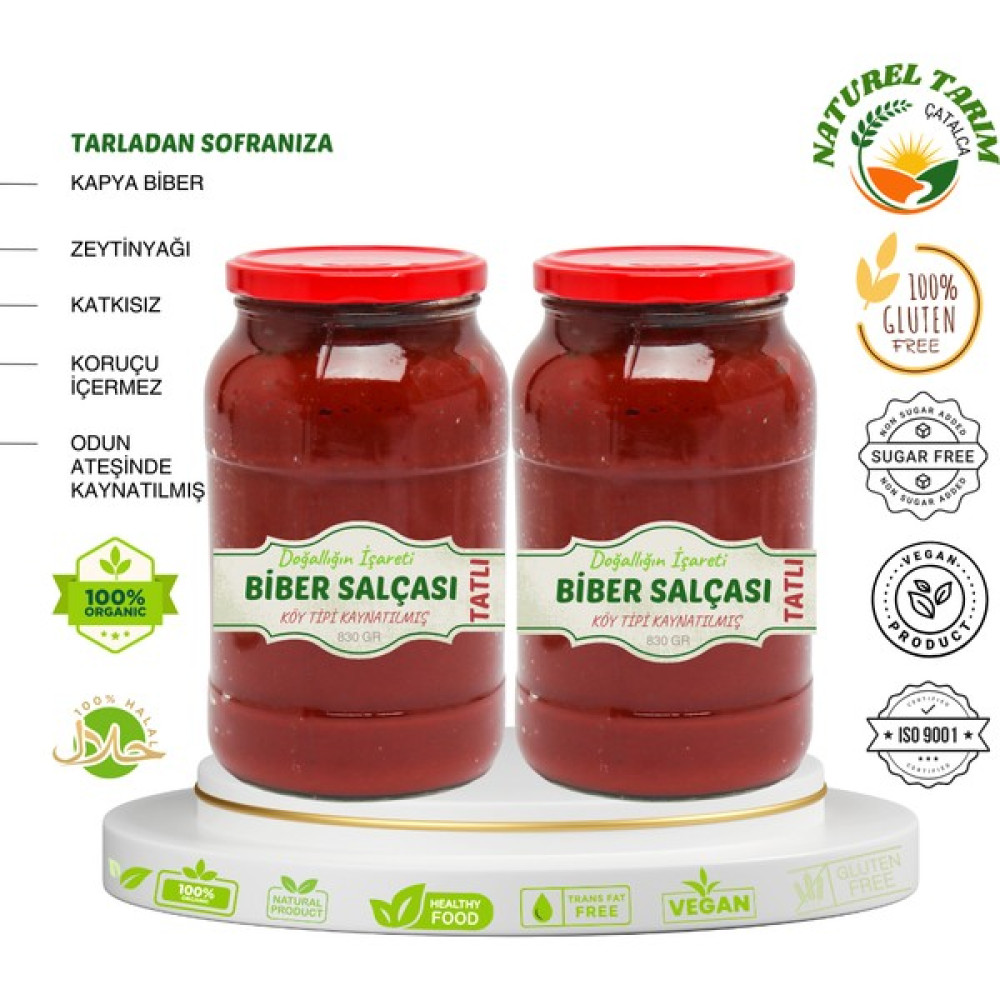 Naturel Biber Salçası 2 Li Paket Oto Boyaları Fiyatı