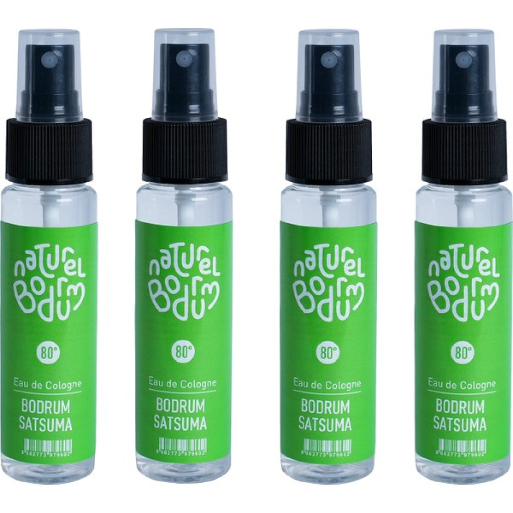 Naturel Bodrum Kolonya Bodrum Satsuma 4 x 60 ml Kolonya & Gülsuyu Fiyatı