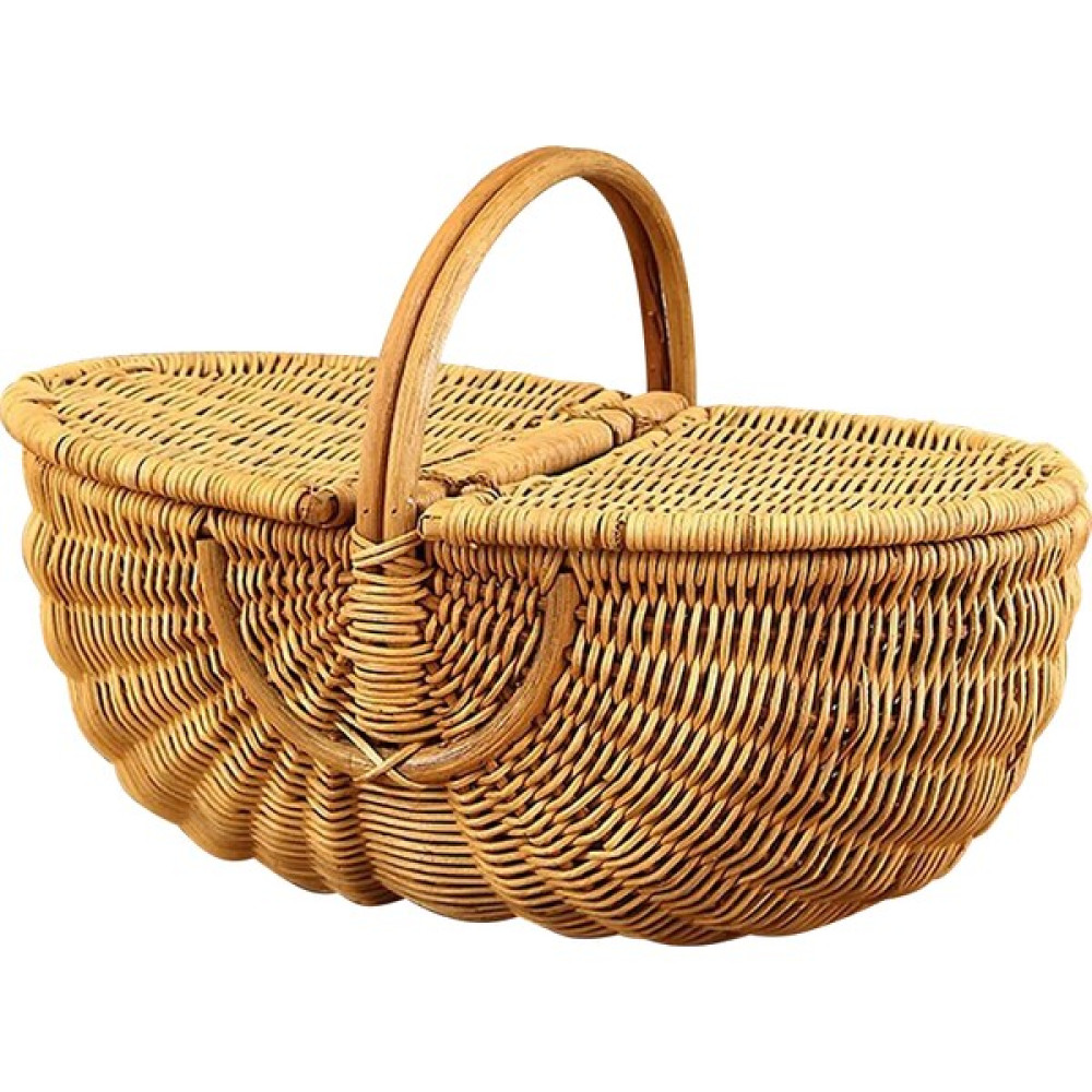 Naturel Home Bohem Large Boy Piknik Sepeti, Brunch Sepeti, Dekoratif Sepet, Iskandinav, Modern, Rattan Oto Boyaları Fiyatı