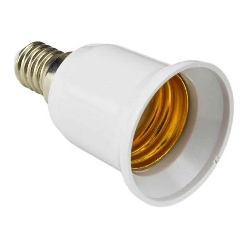Naturel Home E14 - E27 Duy Dönüştürücü Adaptör, E14 Duyu E27 Duya Dönüştürücü - Duy Dönüştürücü Adaptör - Beyaz Nalburiye & Hırdavat Fiyatı